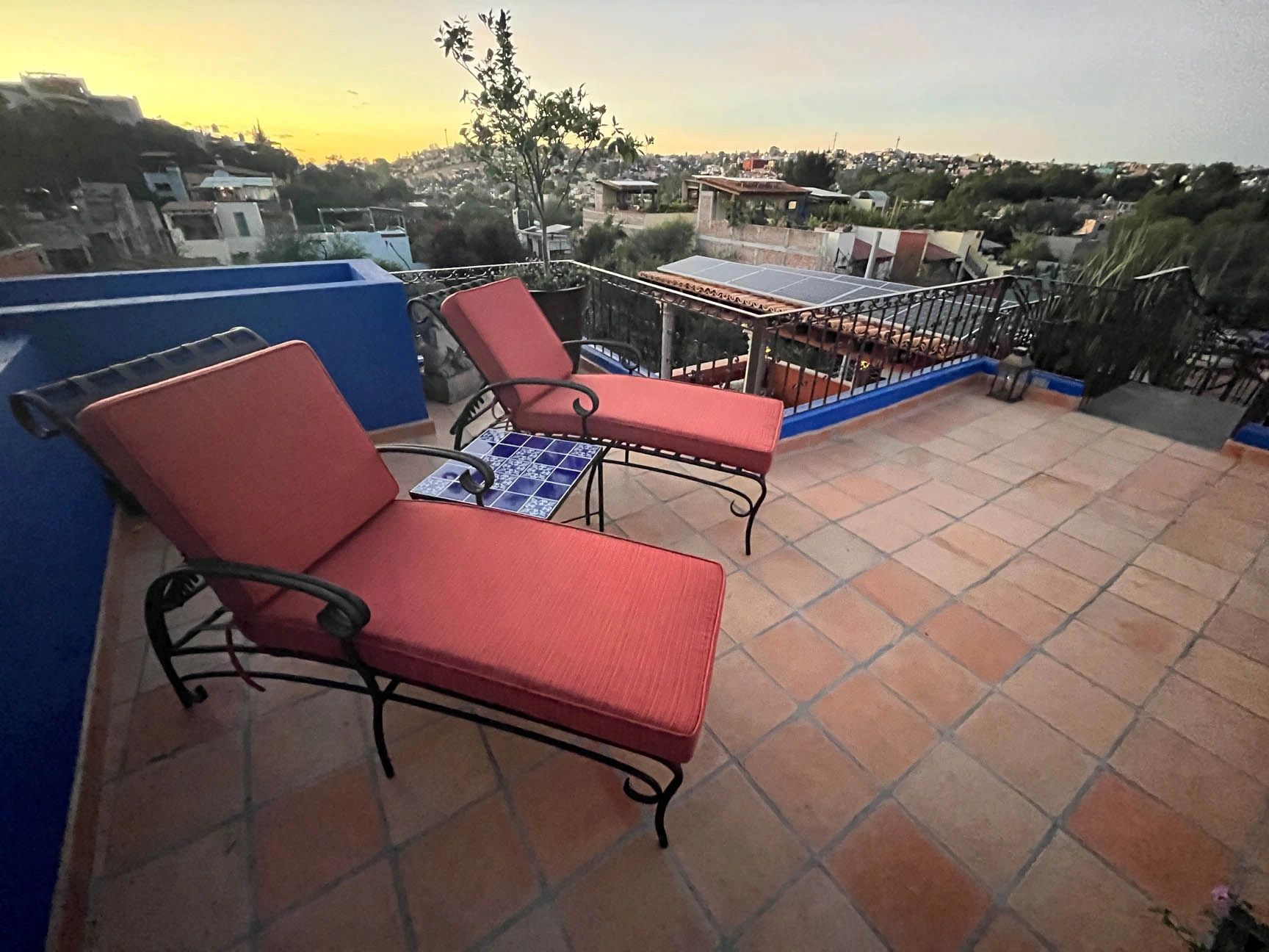 Rooftop lounge