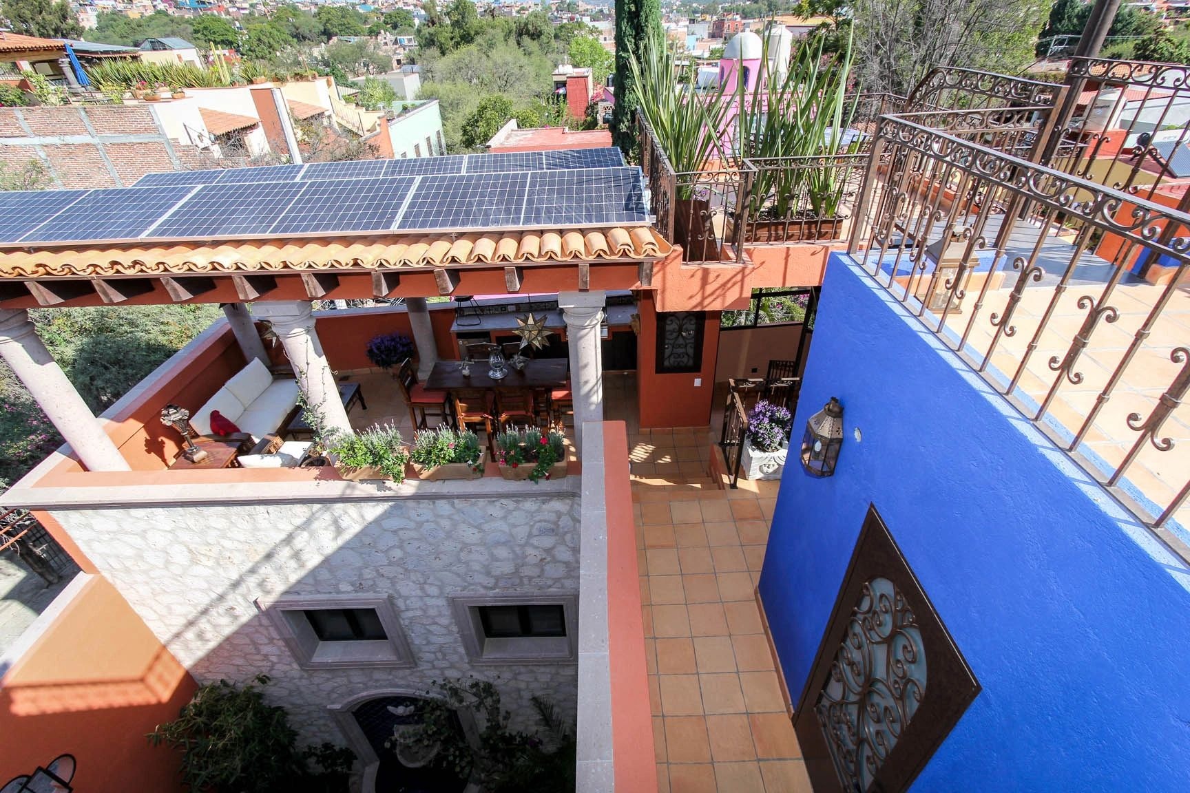 Rooftop view